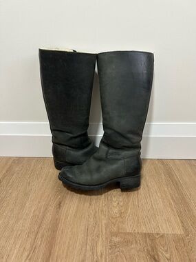 RARE Leather Ugg Boots